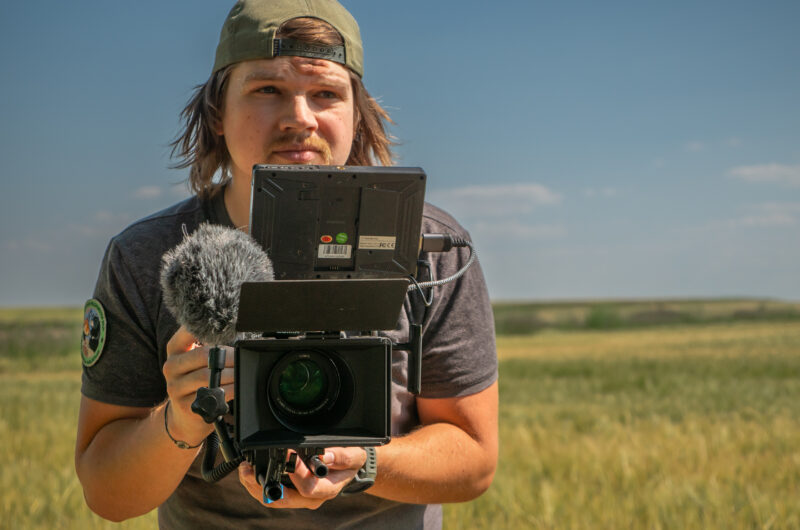 Pressefoto Filmemacher David Cebulla - Die letzten Feldhamster